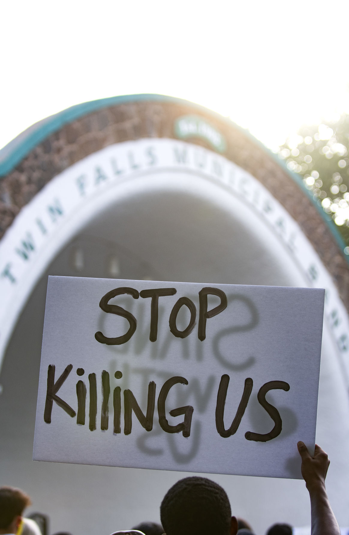 A vigil for George Floyd and others